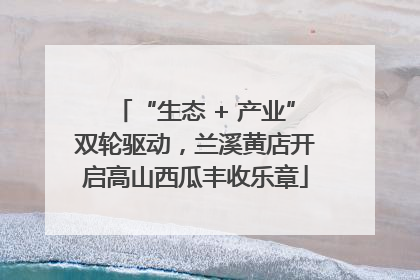 “生态 + 产业”双轮驱动，兰溪黄店开启高山西瓜丰收乐章