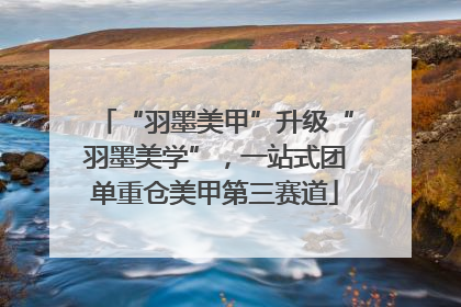 “羽墨美甲”升级“羽墨美学”，一站式团单重仓美甲第三赛道