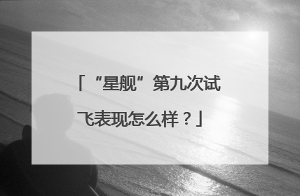 “星舰”第九次试飞表现怎么样？