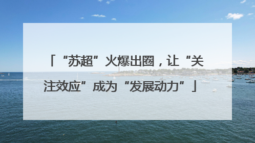“苏超”火爆出圈，让“关注效应”成为“发展动力”