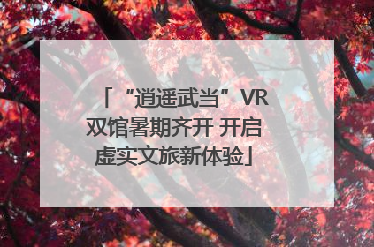 “逍遥武当”VR双馆暑期齐开 开启虚实文旅新体验