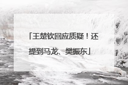 王楚钦回应质疑！还提到马龙、樊振东