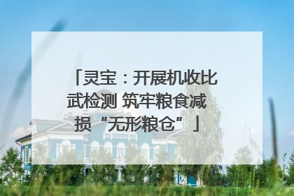 灵宝：开展机收比武检测 筑牢粮食减损“无形粮仓”