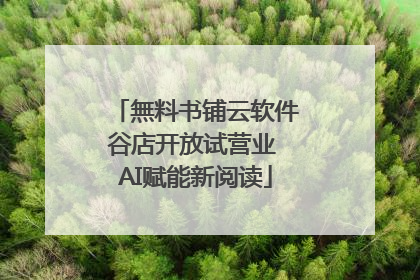 無料书铺云软件谷店开放试营业 AI赋能新阅读