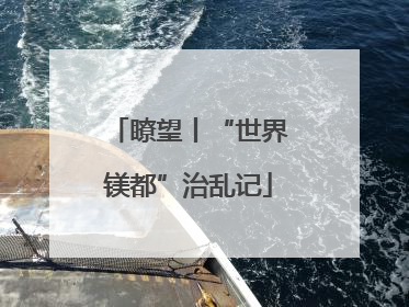 瞭望丨“世界镁都”治乱记