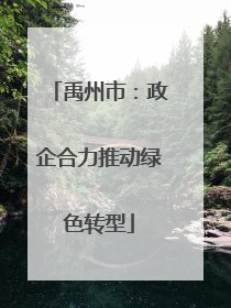 禹州市：政企合力推动绿色转型