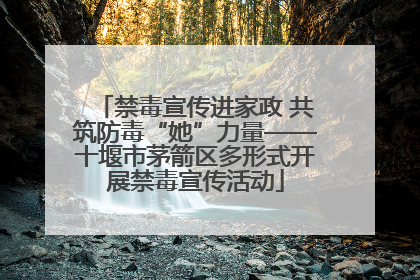 禁毒宣传进家政 共筑防毒“她”力量——十堰市茅箭区多形式开展禁毒宣传活动