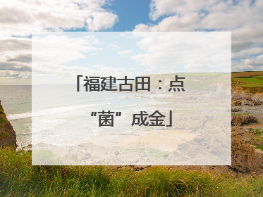 福建古田：点“菌”成金
