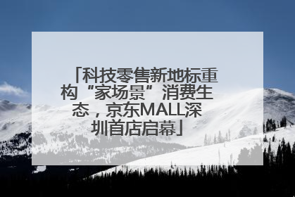 科技零售新地标重构“家场景”消费生态，京东MALL深圳首店启幕