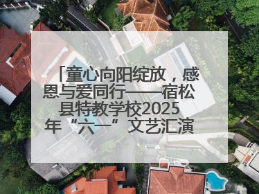 童心向阳绽放，感恩与爱同行——宿松县特教学校2025年“六一”文艺汇演圆满落幕