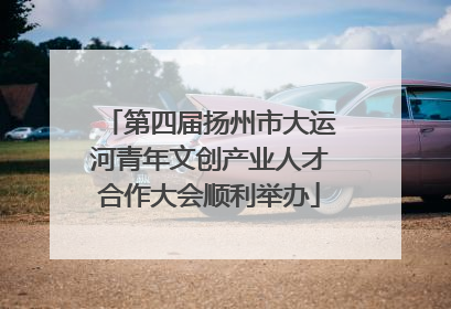 第四届扬州市大运河青年文创产业人才合作大会顺利举办