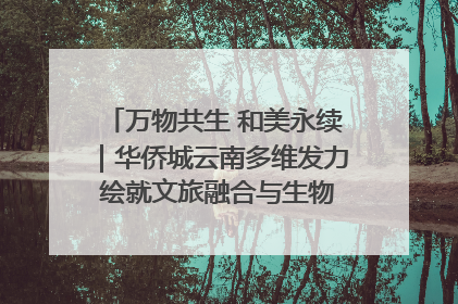 万物共生 和美永续｜华侨城云南多维发力 绘就文旅融合与生物多样性保护新图景