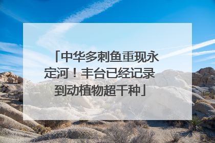 中华多刺鱼重现永定河！丰台已经记录到动植物超千种