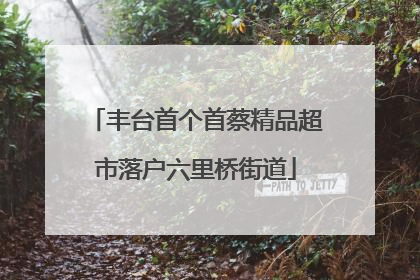丰台首个首蔡精品超市落户六里桥街道