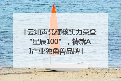 云知声凭硬核实力荣登“星辰100”，铸就AI产业独角兽品牌