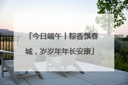 今日端午丨粽香飘春城，岁岁年年长安康