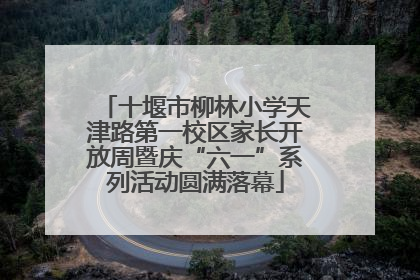 十堰市柳林小学天津路第一校区家长开放周暨庆“六一”系列活动圆满落幕