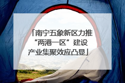 南宁五象新区力推“两港一区”建设 产业集聚效应凸显