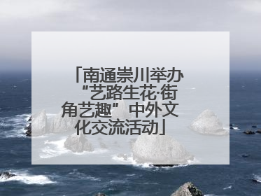 南通崇川举办“艺路生花·街角艺趣”中外文化交流活动