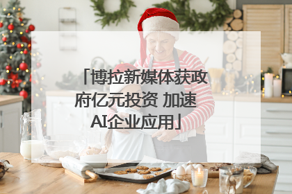 博拉新媒体获政府亿元投资 加速AI企业应用