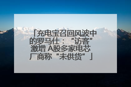 充电宝召回风波中的罗马仕：“访客”激增 A股多家电芯厂商称“未供货”