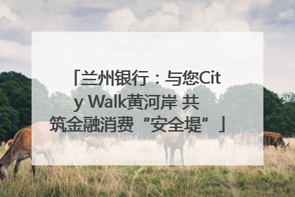 兰州银行：与您City Walk黄河岸 共筑金融消费“安全堤”