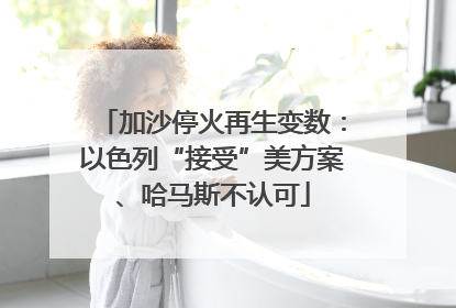 加沙停火再生变数：以色列“接受”美方案、哈马斯不认可
