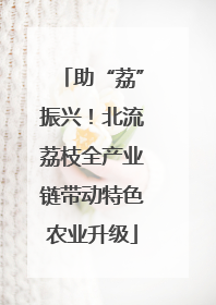 助“荔”振兴！北流荔枝全产业链带动特色农业升级