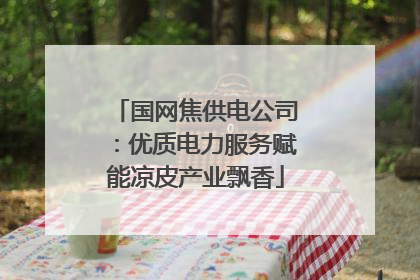 国网焦供电公司：优质电力服务赋能凉皮产业飘香