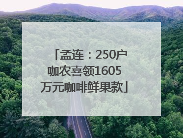 孟连：250户咖农喜领1605万元咖啡鲜果款