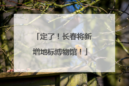 定了！长春将新增地标博物馆！