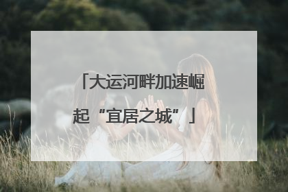 大运河畔加速崛起“宜居之城”