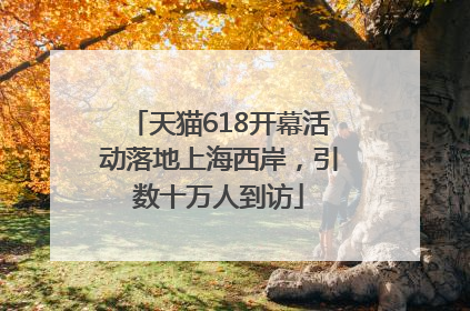 天猫618开幕活动落地上海西岸，引数十万人到访