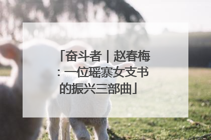 奋斗者｜赵春梅：一位瑶寨女支书的振兴三部曲