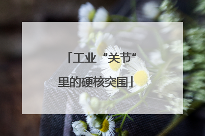工业“关节”里的硬核突围