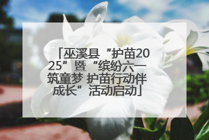 巫溪县“护苗2025”暨“缤纷六一筑童梦 护苗行动伴成长”活动启动