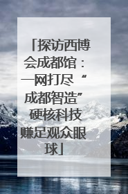 探访西博会成都馆：一网打尽“成都智造” 硬核科技赚足观众眼球