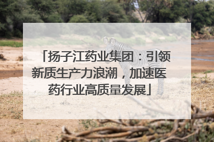 扬子江药业集团：引领新质生产力浪潮，加速医药行业高质量发展
