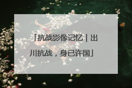抗战影像记忆｜出川抗战，身已许国