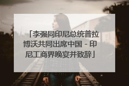李强同印尼总统普拉博沃共同出席中国－印尼工商界晚宴并致辞