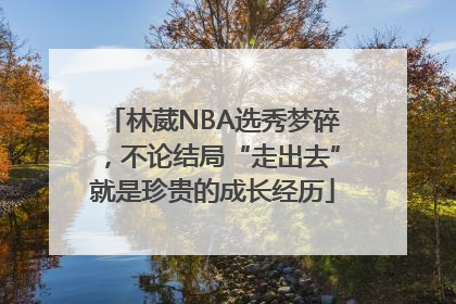 林葳NBA选秀梦碎，不论结局“走出去”就是珍贵的成长经历