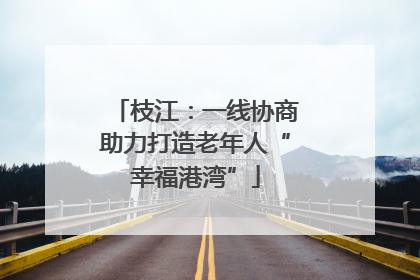 枝江：一线协商助力打造老年人“幸福港湾”