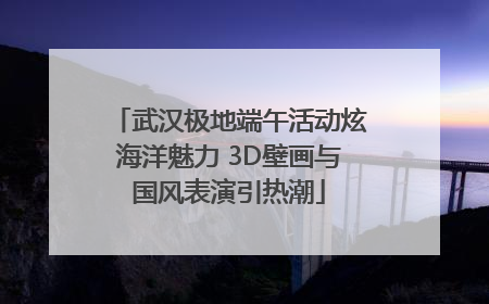 武汉极地端午活动炫海洋魅力 3D壁画与国风表演引热潮