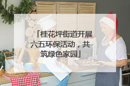 桂花坪街道开展六五环保活动，共筑绿色家园