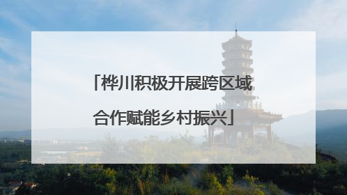 桦川积极开展跨区域合作赋能乡村振兴