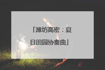 潍坊高密：夏日田园协奏曲