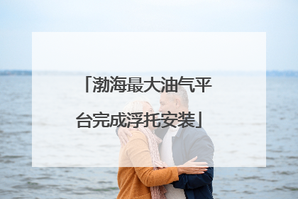 渤海最大油气平台完成浮托安装