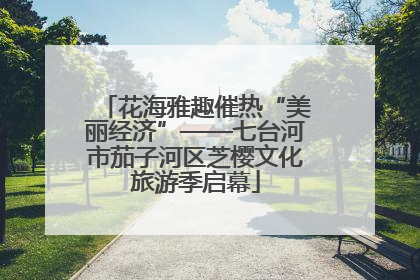 花海雅趣催热“美丽经济”——七台河市茄子河区芝樱文化旅游季启幕