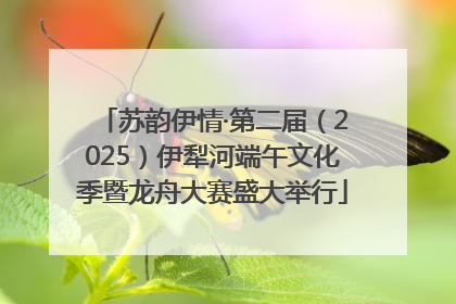 苏韵伊情·第二届（2025）伊犁河端午文化季暨龙舟大赛盛大举行