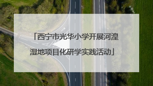 西宁市光华小学开展河湟湿地项目化研学实践活动